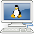 Notebook und PC mit Linux