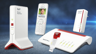 Internet-Router, WLAN, DLAN, Telefonie